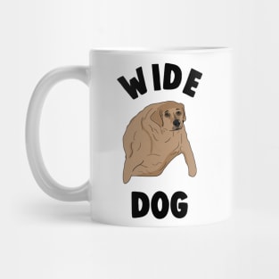 Wide Dog Meme Mug